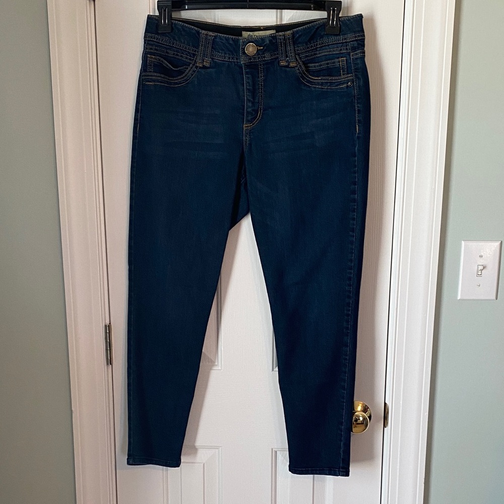 Democracy Indigo Jeans with Contrast Stitching